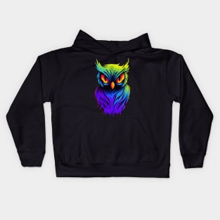 Halloween Owl Magic Spooky Kids Hoodie